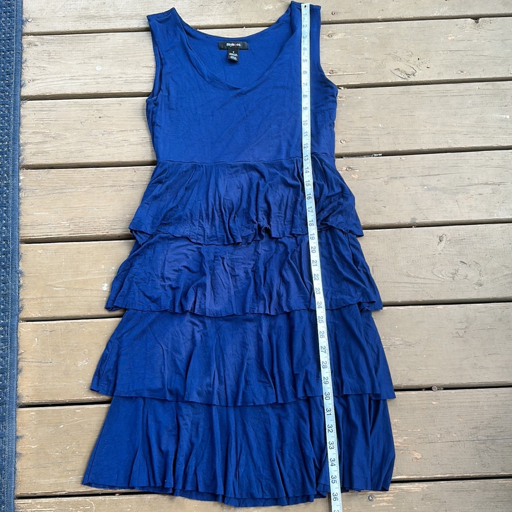 Style & Co Tiered ruffle dress